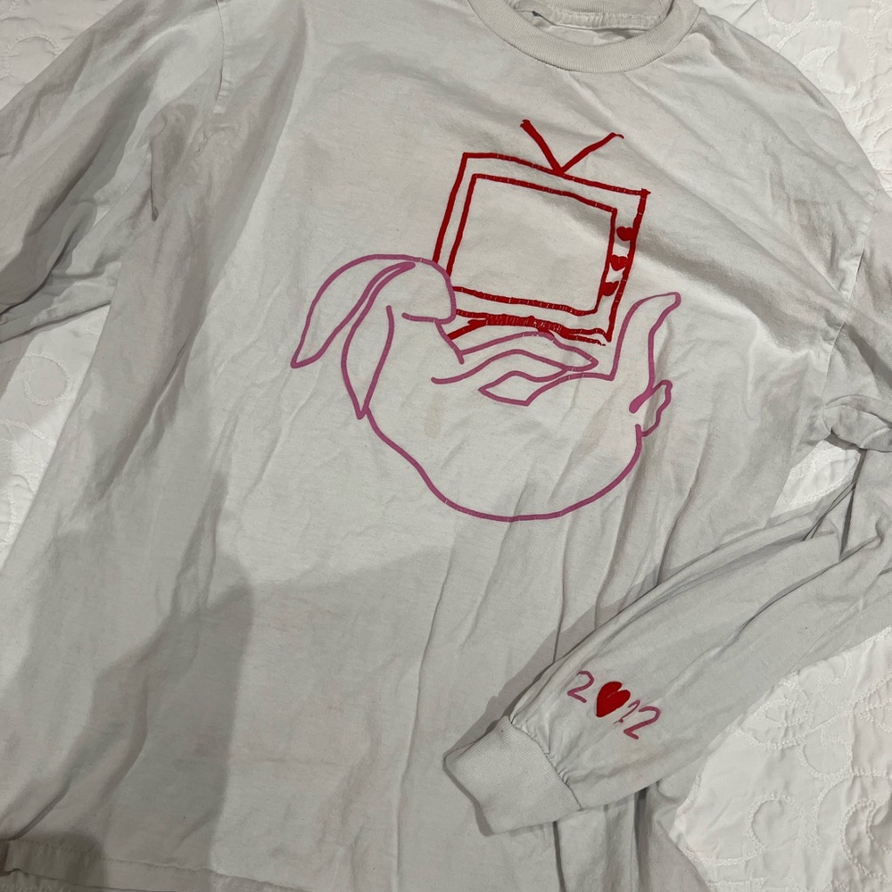 HARRY STYLES LONG SLEEVE BUNNY TEE